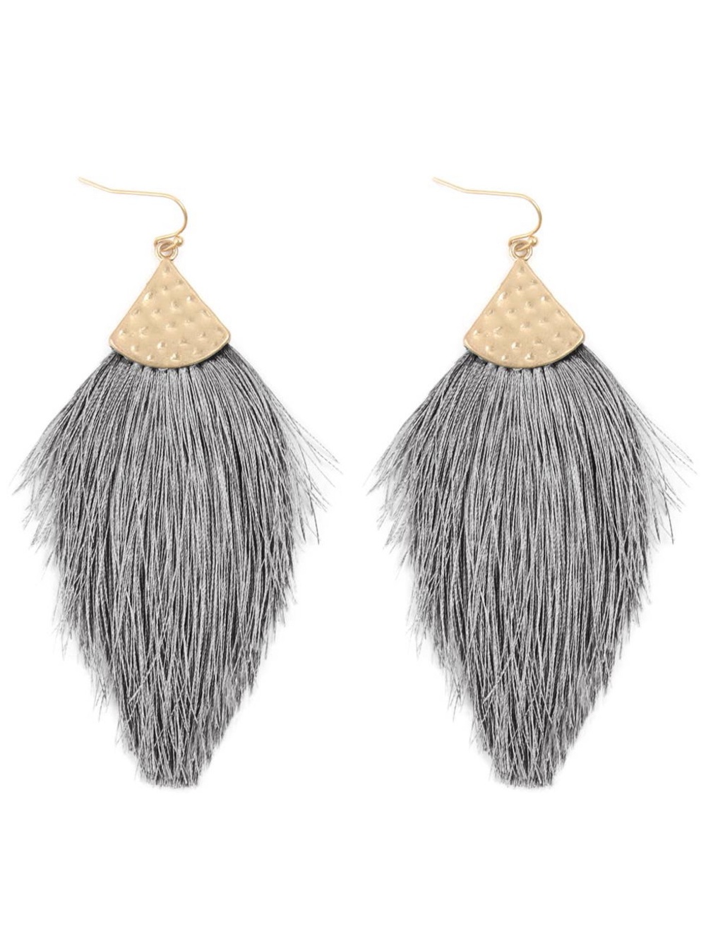 Thread Tassel Drop Earrings